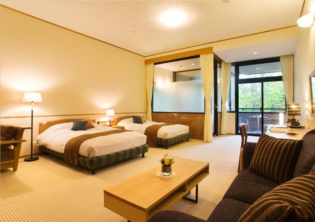 Nakao Kogen Hotel Kazaguruma 高山 客房 照片